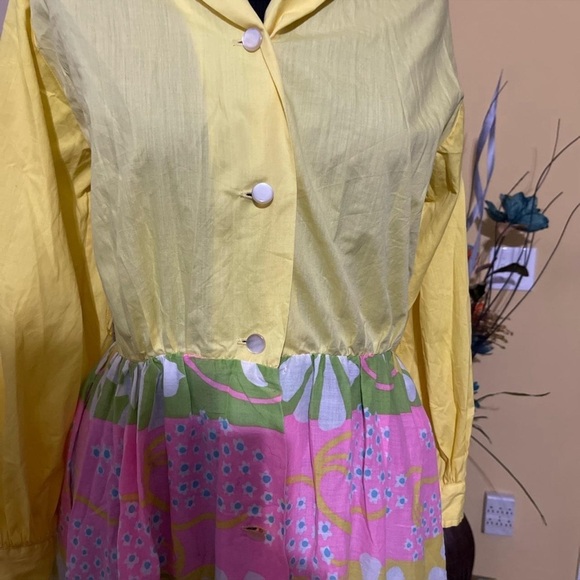 Vintage 70's Raymodes New York dress L - Picture 3 of 5